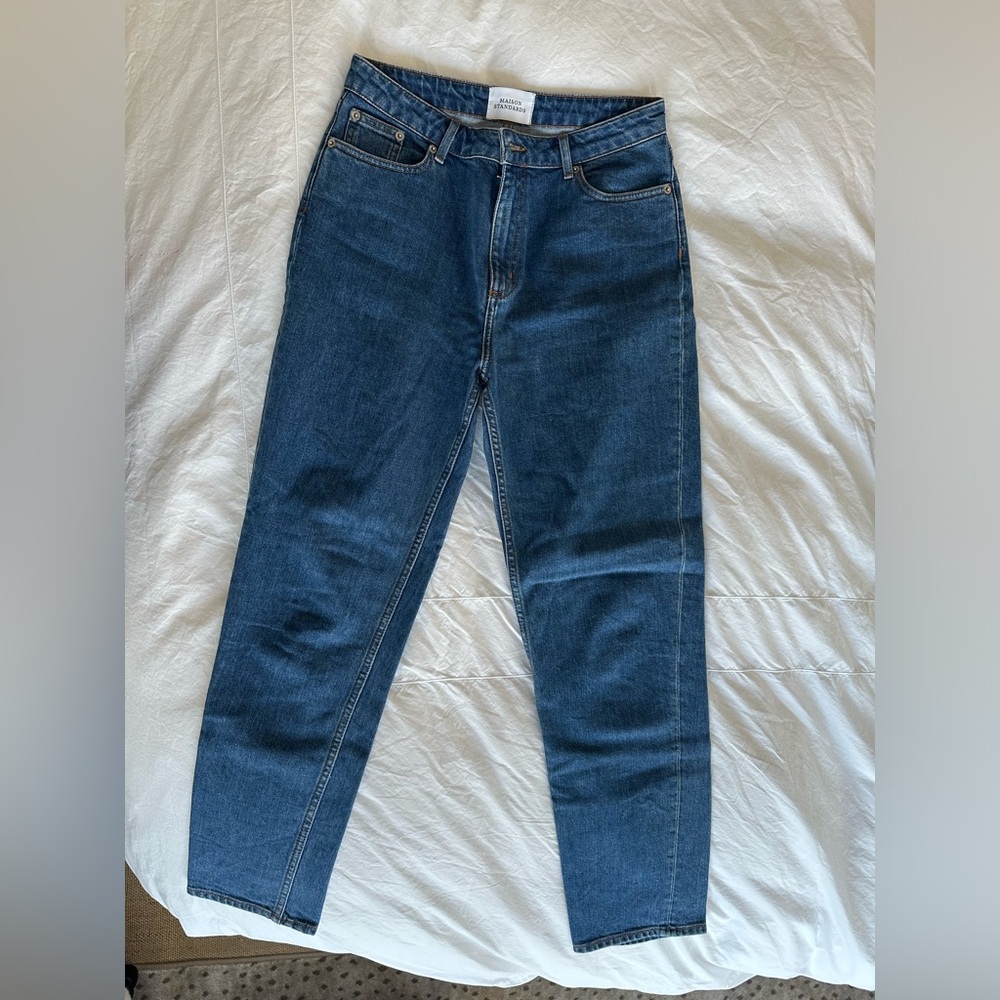 Maison standards le Jean mom blue French Jane birkin style denim size 27